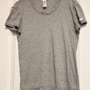Vintage DKNY Heather Gray Short Sleeve Tee